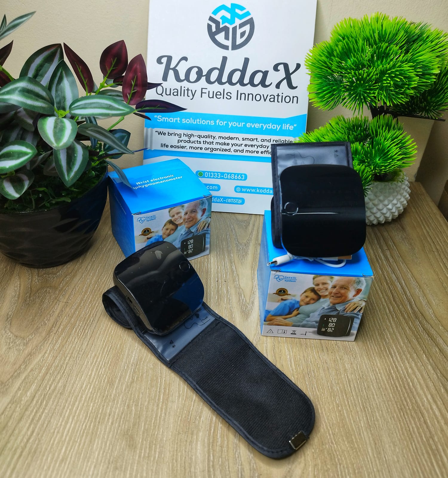 Automatic Rechargeable Digital Touch Screen Wrist type Blood-Pressure Machine