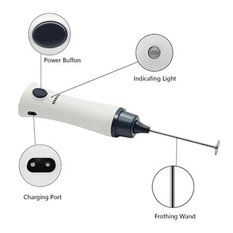 Rechargeable Coffee Foamier | Mixer Hand Coffee Beater