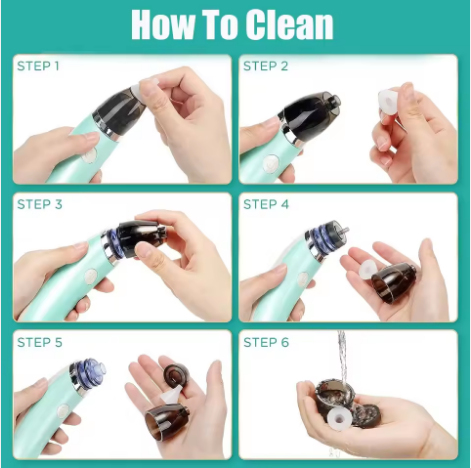 Baby Nose Cleaner with Different Levels of Suction USB Rechargeable Nasal Aspirator