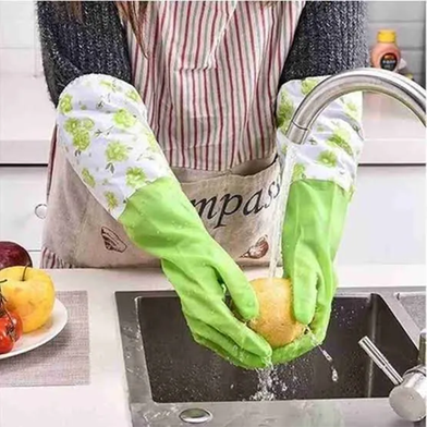 Rubber Cleaning Gloves Kitchen Dishwashing Gloves Price in Bangladesh