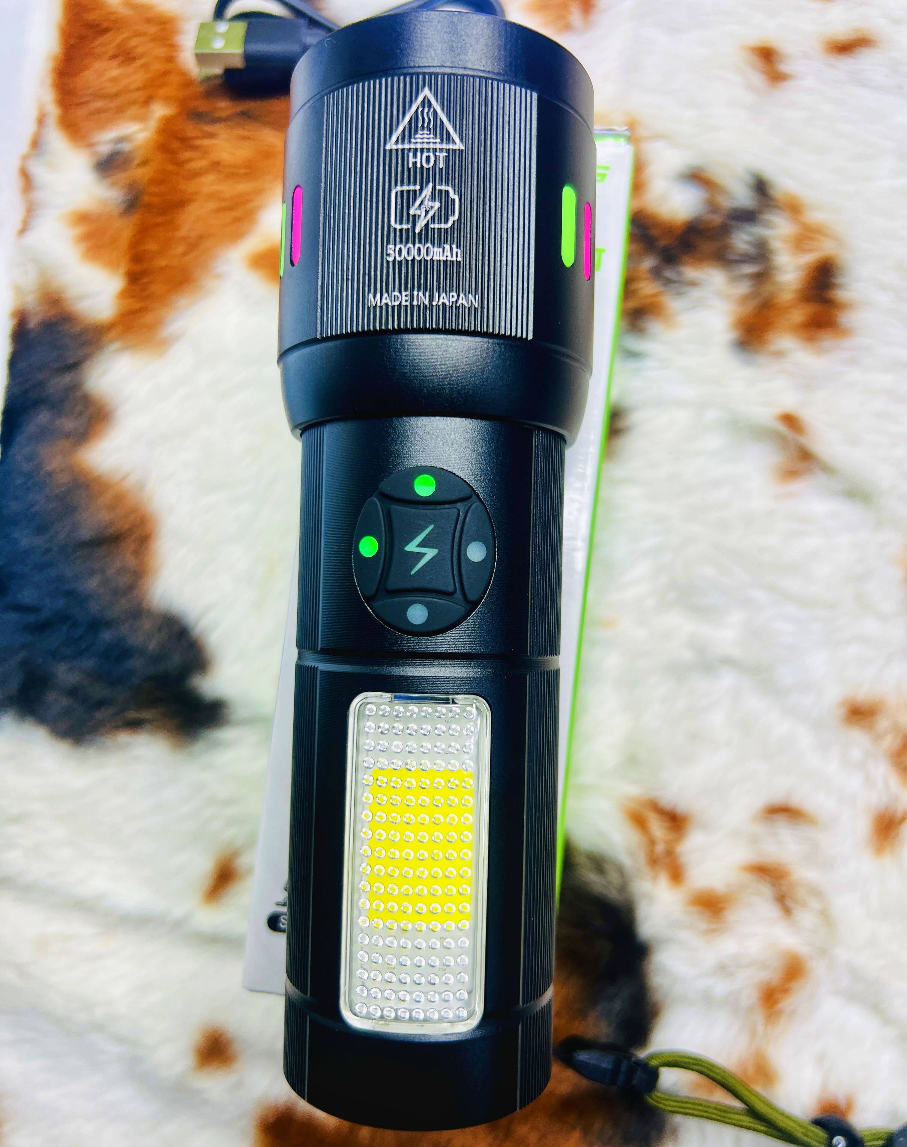 Zoom LED High-intensity Flashlight for Outdoor 